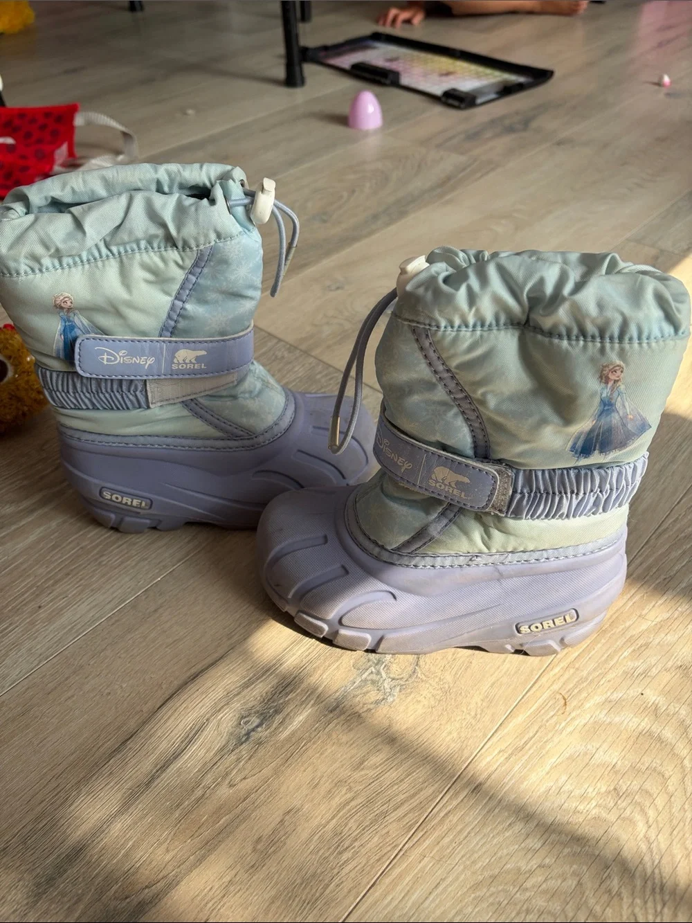 Sorel Kids Light Blue Disney Elsa Snow Boots